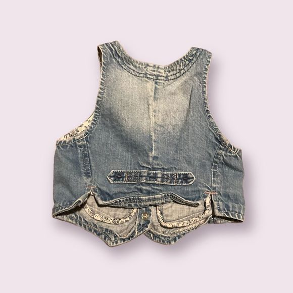 H&M denim girl’s chalico size 3-4 - Picture 2 of 3